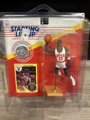 NBA 1991 Kenner Starting Lineup Chicago Bulls Michael Jordan Action Figure - Image 1 of 4