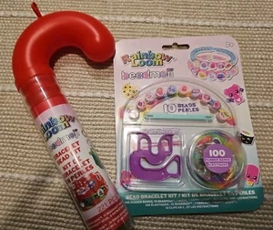 NUEVO TELAR ARCO IRIS BASTÓN DE CARAMELO Y BEADMOJI TELAR FELIZ Pulsera Kit de Cuentas Envío GRATIS - Imagen 1 de 4