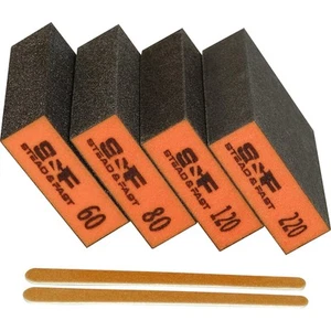 Sanding Sponge, 60 80 120 220 Coarse Medium Fine Grit Sanding Block, Sander S... - Picture 1 of 7