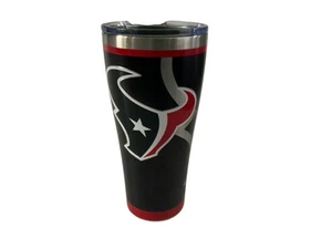 Houston Texans NFL 30 Unzen Edelstahl Tervis Becher mit Deckel Neu - Bild 1 von 8