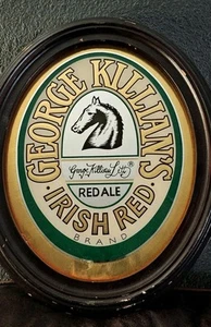 Insegna George Killian’s Irish Red Vintage Cornice Legno Duro 14”x16 - Foto 1 di 8