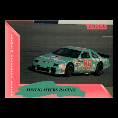 Bobby Hillin Jr.s Car #90 1993 Traks Donlavey Racing Racing Card - Image 1 of 3