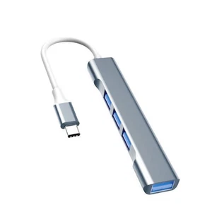 USB Hub 4 in 1 USB C Hub USB C to 3xUSB2.0+1xUSB3.0 Hub Adapter for PC - Picture 1 of 21