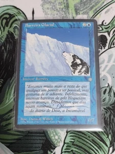1x Signed Glacial Wall Magic The Gathering Portuguese Artist Print - Picture 1 of 2