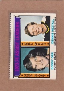 1974-75 O Pee Chee Hockey Leaders #2 Bobby Orr Dennis Hextall Ex *A38126 - Imagen 1 de 1