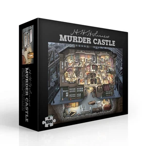 H.H. Holmes Murder Castle Cutaway 1000 Piece Jigsaw Puzzle By Holly Carden NEW - Picture 1 of 1