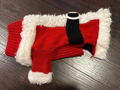 Suéter para perro de Navidad de Papá Noel sin marca - rojo/blanco, talla pequeña Foto 1 de 3