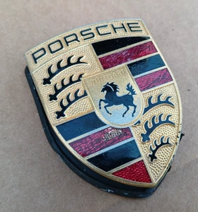 Porsche Cayenne Hood Front Nose Bumper Emblem Crest Emblem Badge OEM '03-10 - Picture 1 of 4