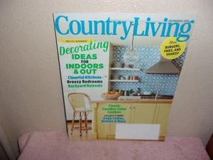 COUNTRY LIVING MAGAZINE." CLASSIC COUNTRY COMBOS " JULY / AUGUST, 2015 - Picture 1 of 4