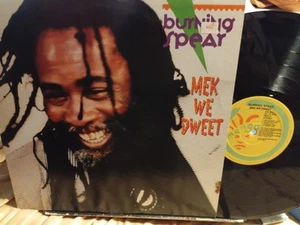 1990 Burning Spear Mek We Dweet DJ Stamp On Back Of Jacket Mango 539 863 1 - Foto 1 di 5