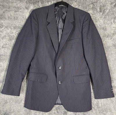 Blazer Yves Saint Laurent Para Hombre YSL 40R Hecho en Francia Lana a Rayas De Colección Foto 1 de 4