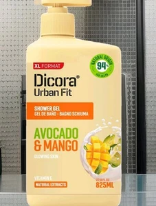 Dicora Urban Fit | Duschgel mit Vitamin E, Mango & Avocado | Pflegendes und... - Bild 1 von 2
