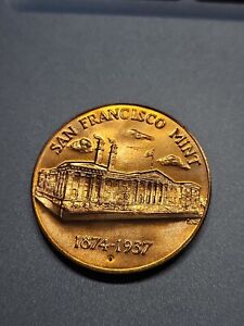 San Francisco Mint 1874 - 1937 Treasury Department  Medal Token United States 