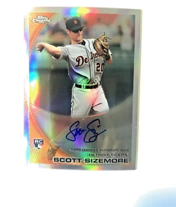 SCOTT SIZEMORE 2010 Topps Chrome Rookie Autographs Refractor #175 SN 476/499  - Picture 1 of 4