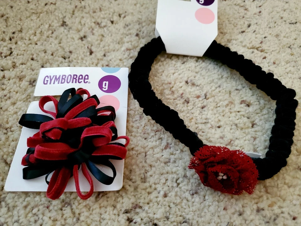 Новый с Ярлыками Gymboree младенца Baby Girl праздник обруч для волос и заколка для волос винтажный - Изображение 1 из 1