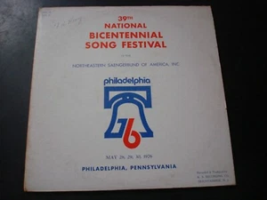 39TH NATIONAL BICENTENNIAL FESTIVAL 1976 PHILADELPHIA PA 2 LP RECORD SET - Picture 1 of 3