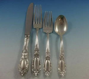 King Richard by Towle Sterling Silver Flatware Set For 12 Service 55 Pieces - Picture 1 of 8