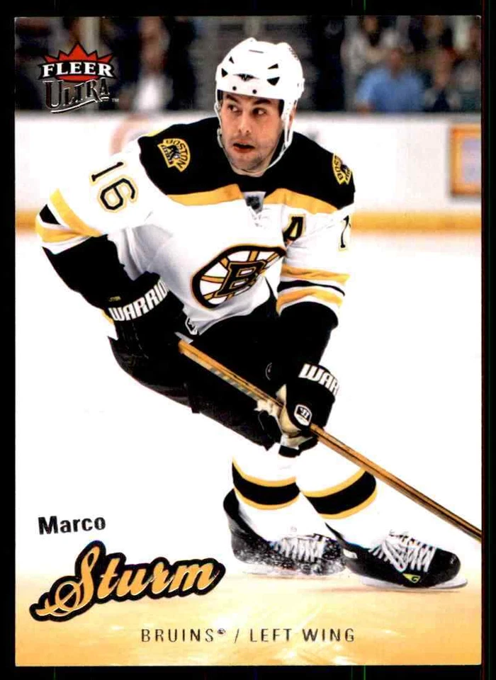2008-09 Fleer Ultra Marco Sturm #11 - Image 1 of 2