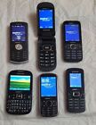 Lot Of 6 Metropcs Phones - Working, Untested - Samsung, Zte, Huawei, Kyocera