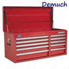 Sealey 10 Drawer Topchest with Ball-Bearing Slides - Red AP41110