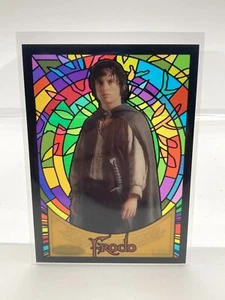 Frodo Stained Glass S4 Lord of the Rings Evolution 2006 Topps Trading Card - Picture 1 of 3