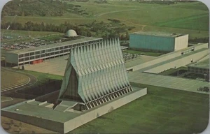 #4338 Veduta aerea sezione accademica raffigurante cappella cartolina 77417-B non spedita - Foto 1 di 2