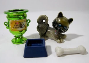Figura de Pastor Alemán Brave Kenner 1993 Littlest Pet Shop de Colección y Acceso LPS - Imagen 1 de 2