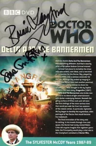 Doctor Who: Delta and the Bannermen DVD Insert Signed by LANGFORD & S GRIFFITHS - Foto 1 di 1