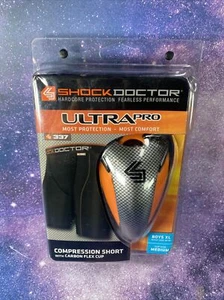 SHOCK DOCTOR Youth Ultra Pro Hockey Compression Short with Cup 337, Ice Hockey - Picture 1 of 2