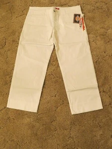 Dickies Jr Girl's pants size 11 Waist 34.5" x Inseam 24" White - Picture 1 of 9