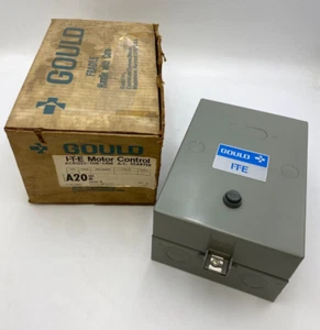 Gould I-T-E A203B Motor Control Starter 20A 3P 3PH 600V Size 0 Coil 24V Encl C1 - Picture 1 of 17