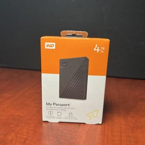 Western Digital WD 2.5" My Passport 4TB USB HDD WDBPKJ0040BBK-WESN (9438) - Photo 1/5