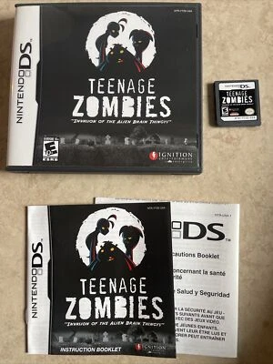 Teenage Zombies: Invasion of the Alien Brain Thingys (Nintendo Ds 2008) Complete - Image 1 of 4
