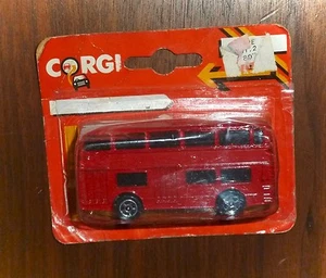 VINTAGE 1986 CORGI - NEW/NIP - DAIMLER FLEETLINE RED DOUBLE DECKER LONDON BUS - Picture 1 of 3