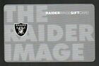 Oakland Raiders The Raider Image ( Silver ) 2007 Gift Card ( $0 - No Value )