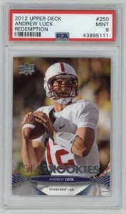 ANDREW LUCK 2012 Upper Deck Rookie Redemption #250 PSA 9 MINT Colts - Picture 1 of 2