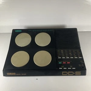 Yamaha DD-5 Digital Drum 4 Pad multiple Sound Demo Black Digital Drums - TESTED - Picture 1 of 9
