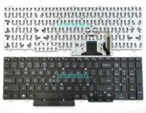 New for Dell Latitude 5500 5501 5510 5511 Keyboard US No Pointer Non-Backlit - Picture 1 of 3
