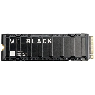 1TB WD BLACK SN850 NVMe SSD WDS100T1XHE Heatsink intern SSD PCIe Gen4 7.000 MB/s - Bild 1 von 3