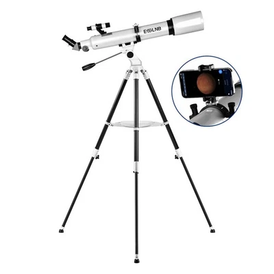 700x80mm Astronomical Telescope with Mobile Adapter for Kids Adult Moon Watching - Image 1 of 4