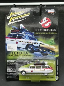 Ghostbusters 1959 Cadillac 1:64 White Lightning Johnny Lightning JLSS004 - Picture 1 of 3