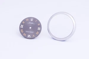 Rolex Midsize Ardesia Romana Quadrante e Lunetta per 177200 FCD24124 - Foto 1 di 2