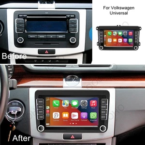 7" 64GB Android 13 Car Stereo Radio Wifi GPS Navi Carplay For VW CC Passat Polo - Picture 1 of 13