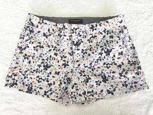 Banana Republic Floral Shorts Womens 8 Hampton Fit Pockets Cotton Plus Spandex - Picture 1 of 9