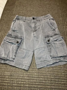 Pantalones cortos cargo American Eagle Flex gris oscuro para hombre talla 30 - Imagen 1 de 7