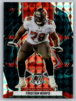 Tristan Wirfs 2022 Panini Mosaic Genesis Prizm SP #186 Tampa Bay Buccaneers - Image 1 of 4