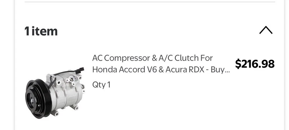 Compresor de aire acondicionado Honda Accord 2010 nuevo todavía en caja Foto 1 de 1