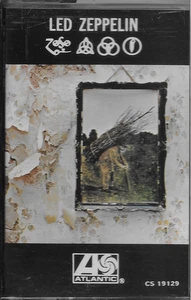 Led Zeppelin IV Zoso Symbols 1971 Atlantic Records Cassette Tape NM - Picture 1 of 5