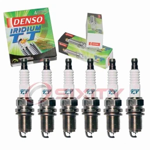 6 pc Denso Iridium TT Spark Plugs for 1990-1993 Mercedes-Benz 300SL 3.0L L6 ux - Picture 1 of 5