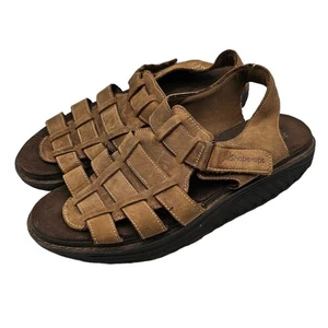 Sandalo donna Skecher’s Shape Up 9,5 pelle marrone pescatore passeggio tonificante - Foto 1 di 7